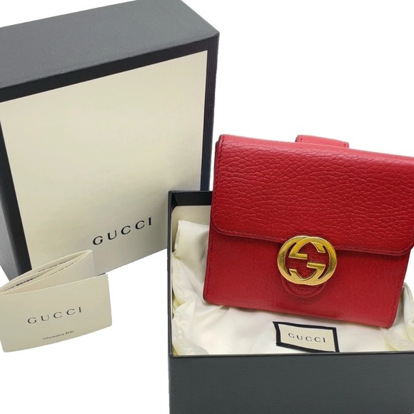 Gucci Interlocking G Bifold  wallet full inclusion - Picture 1 of 15